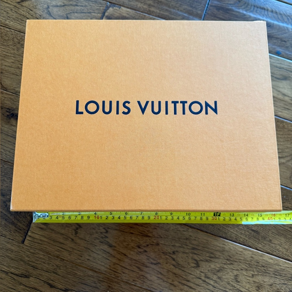 Louis Vuitton Signature Orange Shoe Box!
